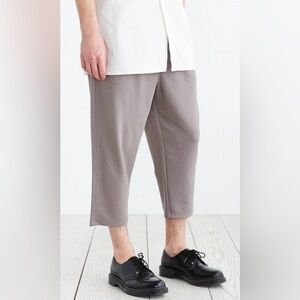🔴 URBAN OUTFITTERS | NWOT Your  Neighbors Pleated Cropped Pant grey -Medium‌